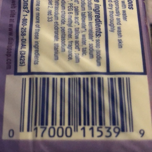2 Bars DIAL Lavender & Twilight Jasmine  Antibacterial Deodorant Soap 3.2oz Each - Picture 6 of 6